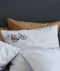 Taie d'oreiller Amsterdam en percale coloris blanc