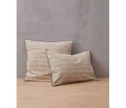 Taie d'oreiller Willem en coton coloris crème 50x70 - Sylvie Thiriez