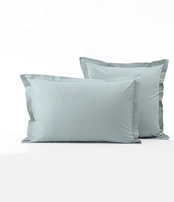 Taie d'oreiller uni bleu givre percale 40x40 - Sylvie Thiriez