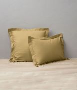 Taie d'oreiller uni coton Vert olive 50x70 - Sylvie Thiriez