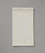 Taie de traversin Cévennes en coton coloris blanc craie 43x185 - Sylvie Thiriez