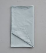Taie de traversin uni bleu givre percale 43x185 - Sylvie Thiriez