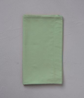 Taie de traversin uni coton Vert romarin 43x140 - Sylvie Thiriez