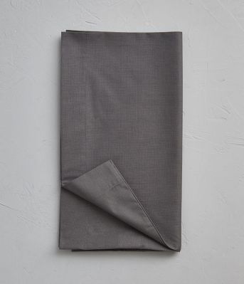 Taie de traversin uni en coton coloris Manhattan 43x185 - Sylvie Thiriez
