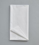 Taie de traversin uni en coton coloris blanc 43x140 - Sylvie Thiriez