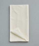 Taie de traversin uni en coton coloris blanc Crème 43x140 - Sylvie Thiriez