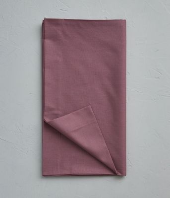 Taie de traversin uni en coton coloris raisin 43x140 - Sylvie Thiriez