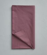 Taie de traversin uni en coton coloris raisin 43x185 - Sylvie Thiriez