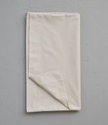 Taie de traversin uni en percale coloris beige Pashmina 43x185 - Sylvie Thiriez