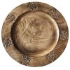 Assiette de Présentation ronde bois Edelweiss