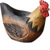 Coquetier en bois peint Poule