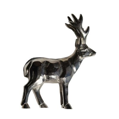 Figurine cerf décoratif aluminium - Les Sculpteurs du lac
