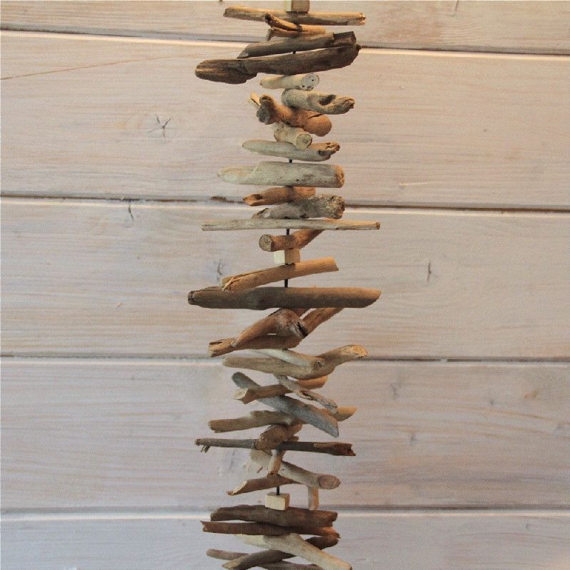 Guirlande décorative bois flotté - Les Sculpteurs du lac