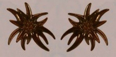 Motif métal à aimanter edelweiss 4.5 cm - Les Sculpteurs du lac
