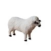 Mouton en bois sculpté tilleul coloris blanc