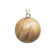 Petite boule à décorer en bois vernis Ø5 - Les Sculpteurs du lac