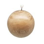 Petite boule à décorer en bois vernis Ø7 - Les Sculpteurs du lac
