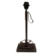 Pied de lampe bâton de ski 20x12x43,5 - Les Sculpteurs du lac