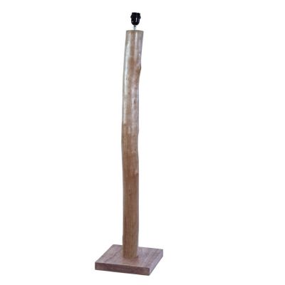 Pied de lampe eucalyptus Ht.120 cm - Les Sculpteurs du lac