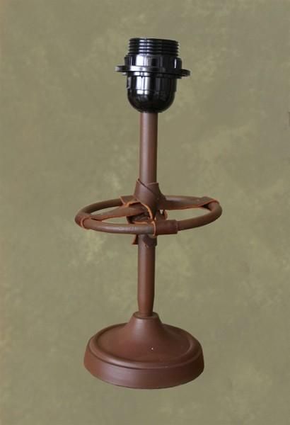 Pied de lampe métal bâton de ski 26 cm - Les Sculpteurs du lac