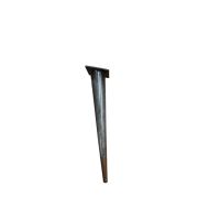 Pied de meuble en zinc noir mat H32cm - Les Sculpteurs du lac