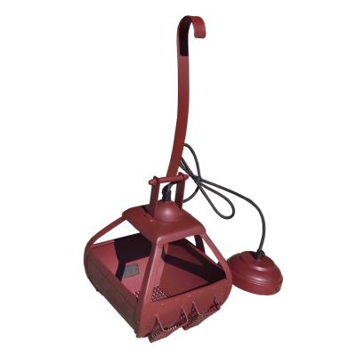 Suspension électrique métal télécabine rouge 18,5x21x40 - Les Sculpteurs du lac