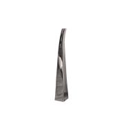 Vase soliflore forme posidonia aluminium Ht. 63 cm - Les Sculpteurs du lac