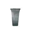 Vase verre recyclé relief effet cascade