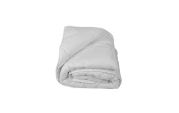 Couette Luka polyester 300Gr enveloppe percale Blanc 140x200
