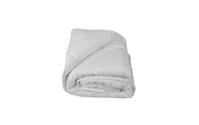 Couette Luka polyester 300Gr enveloppe percale Blanc 240x220