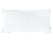 Coussin Aquarelle en coton uni blanc 43x43