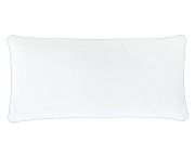 Coussin Aquarelle en coton uni blanc 43x43