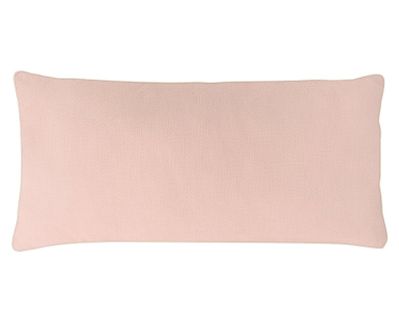 Coussin Aquarelle en coton uni nude 43x43