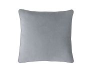 Coussin Aquarelle en coton uni pierre 30x60