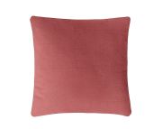 Coussin Aquarelle en coton uni terre de sienne 30x60