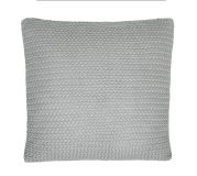 Coussin Bohème en coton gris 40x40