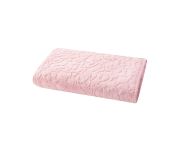 Drap de douche Aura en coton peigné rose 70x140