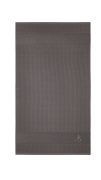 Drap de douche Naïade en coton gris 70x140