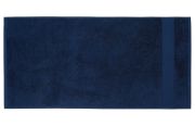 Drap de douche Pétale coton peigné uni Bleuet 70x140