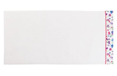 Drap de douche coton peigné Capucine uni Blanc 70x140