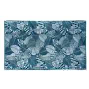 Drap de plage Evasion en coton vert 100x180