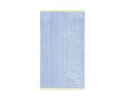 Drap de plage Smash en coton bleu 100x180