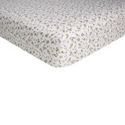 Drap housse Anna en percale de coton multicolore 140x190