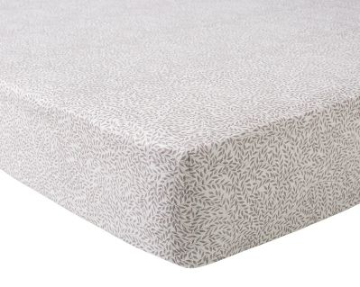 Drap housse Mimosa en percale coloris multicolore 180x200