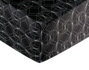 Drap housse Piscine en satin coloris noir 180x200