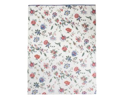 Drap plat Bastide en percale coloris multicolore 240x295