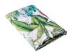 Drap plat Hespérides en satin de coton bio vert 240x295