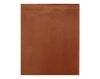 Drap plat Vexin en percale uni terracotta 180x290