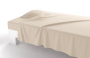 Drap plat Vexin percale uni Coco 180x290