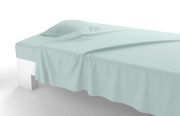 Drap plat Vexin percale uni Cumulus 270x310